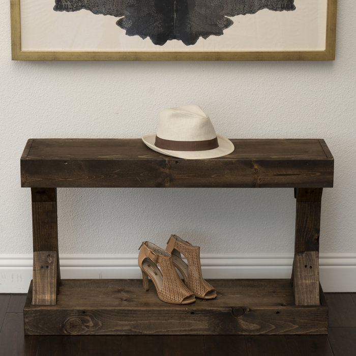 Andover Mills™ Oleary Solid Wood Shoe Storage Bench & Reviews | Wayfair